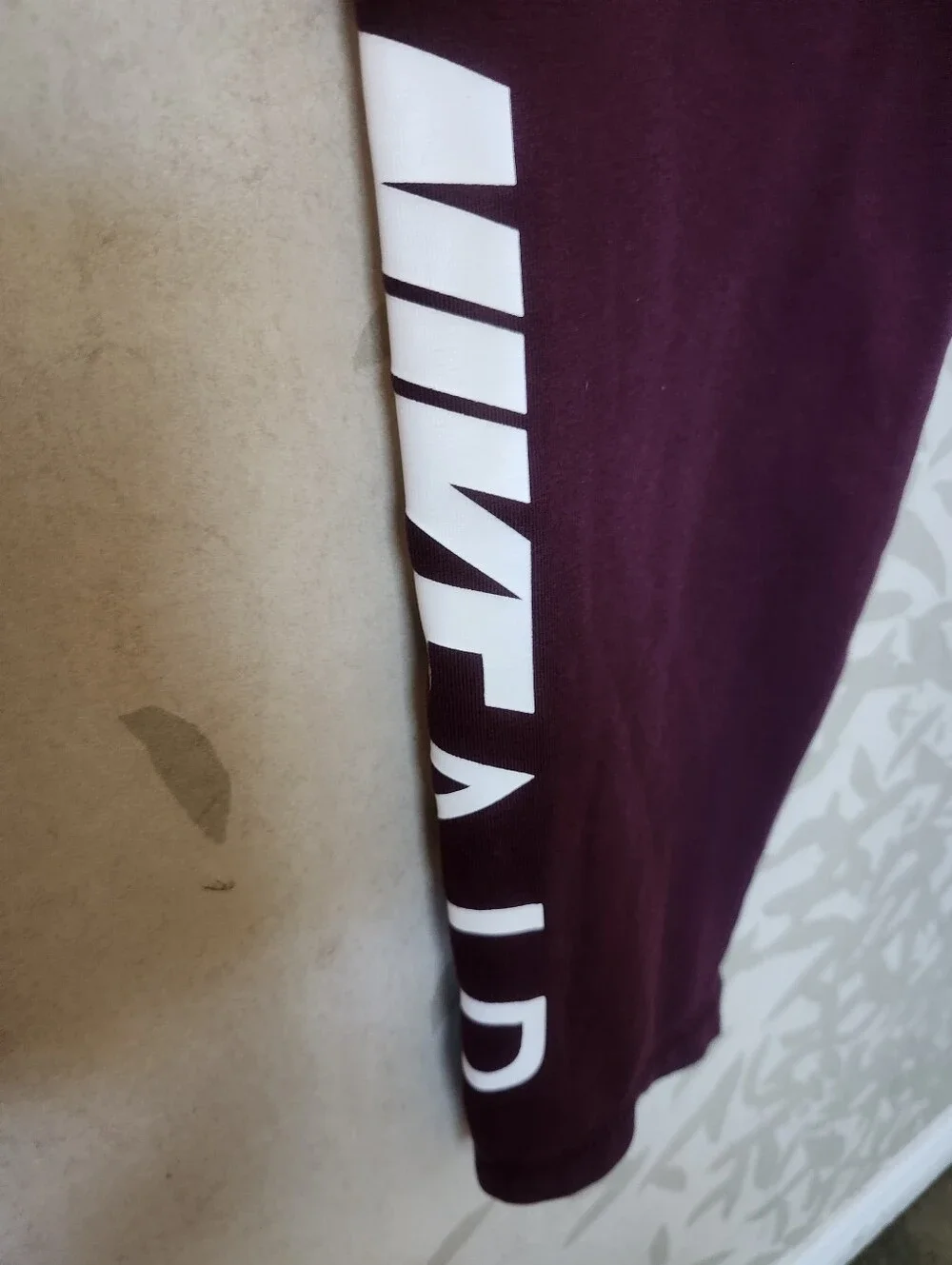Nike Kids Burgundy Air Leggings
